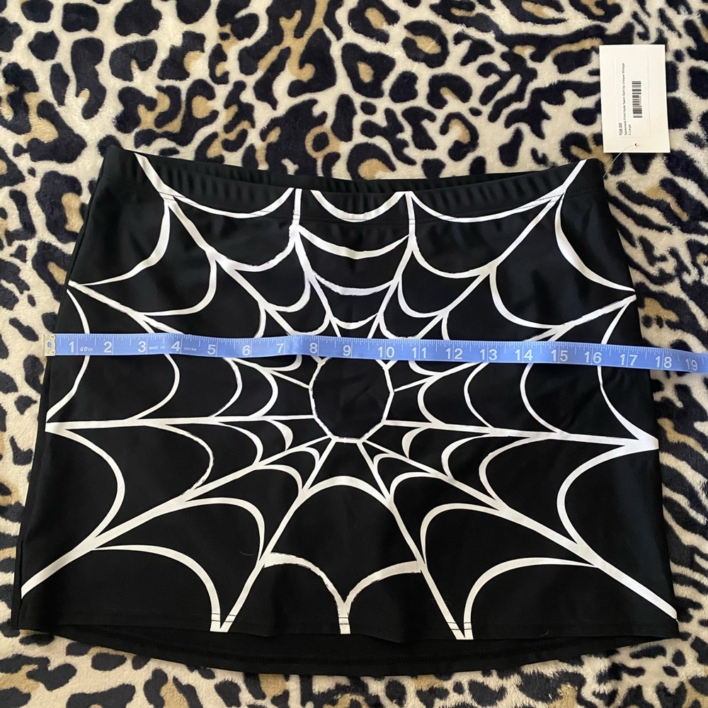 Unique Vintage Spiderweb Swim Skirt - Picture 2 of 7